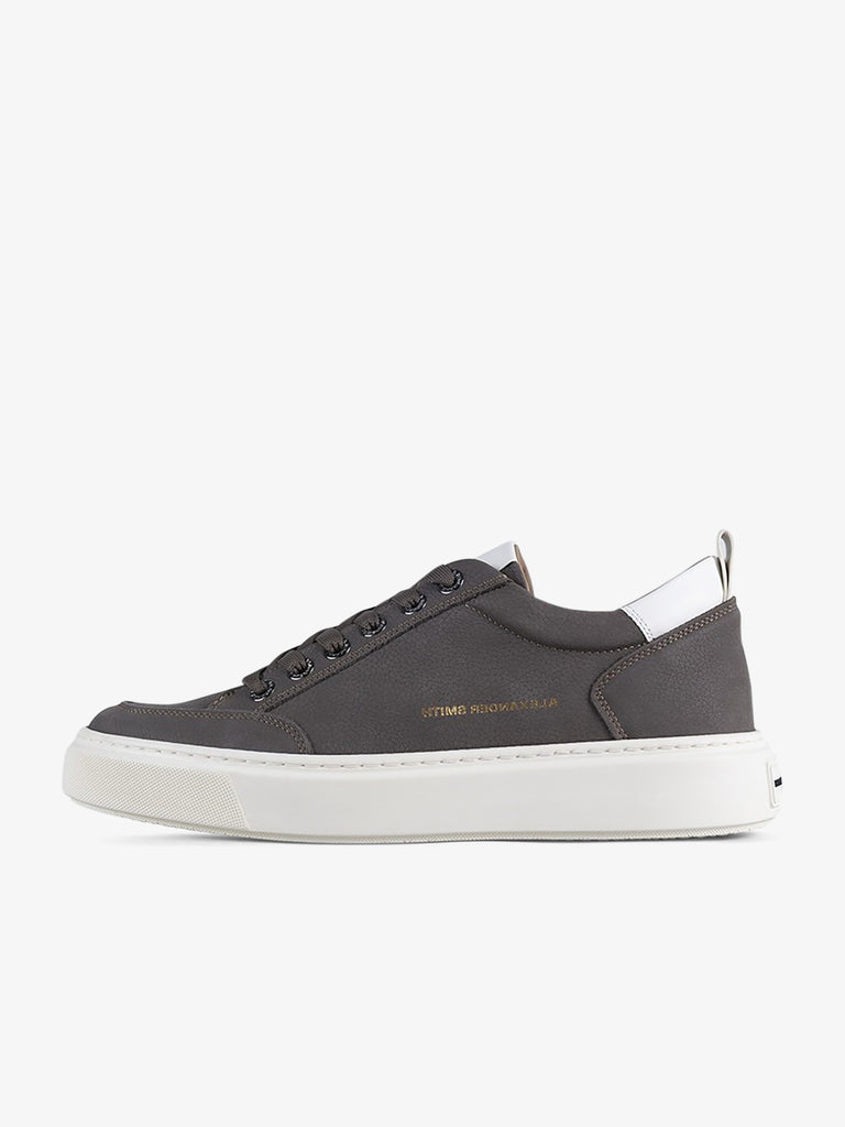 ALEXANDER SMITH sneakers uomo bond pelle grigio