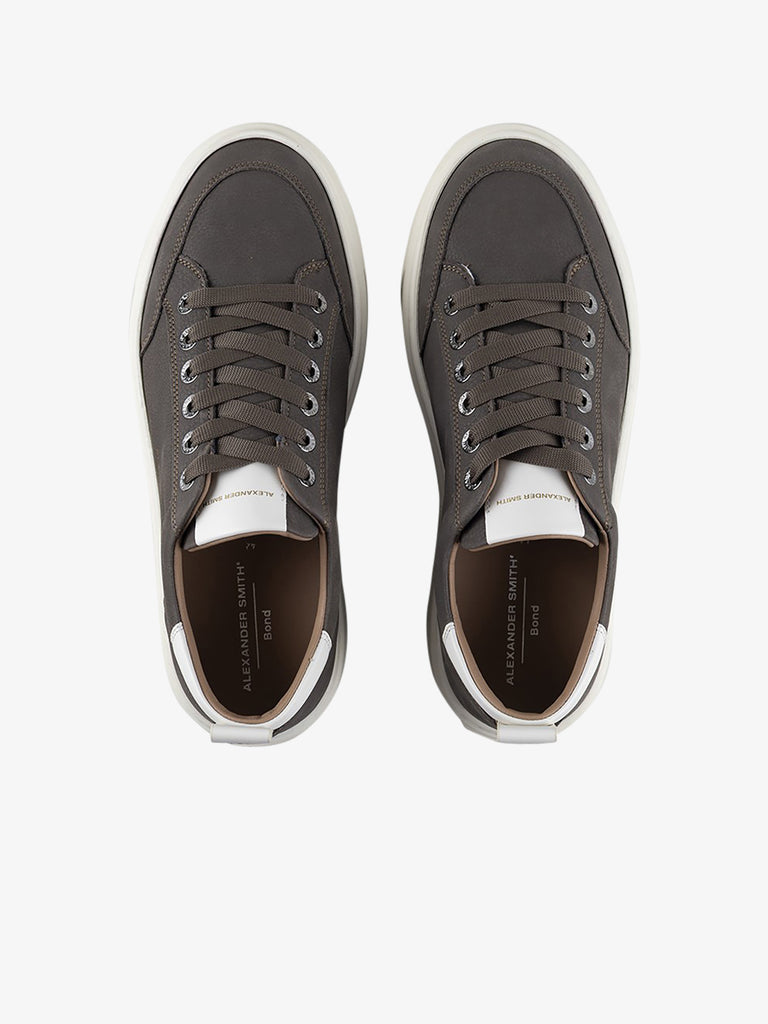 ALEXANDER SMITH sneakers uomo bond pelle grigio