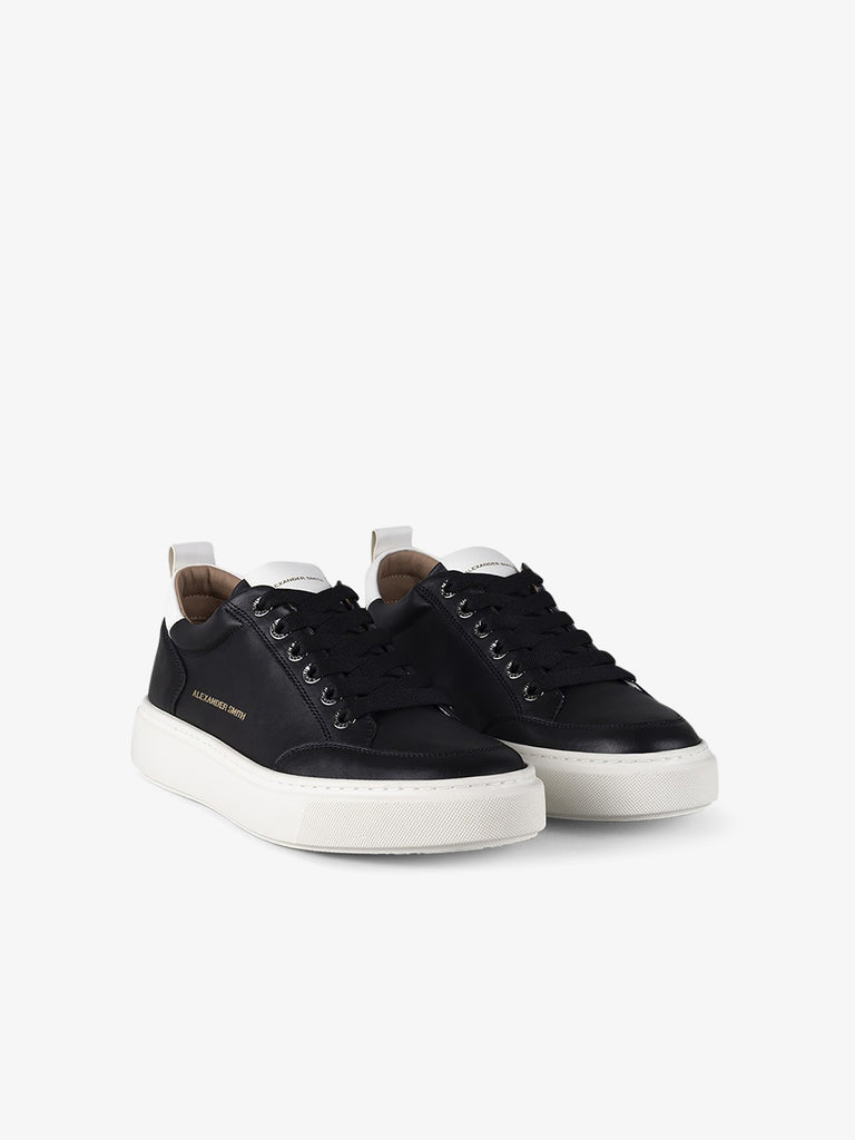 ALEXANDER SMITH sneakers uomo bond pelle nero