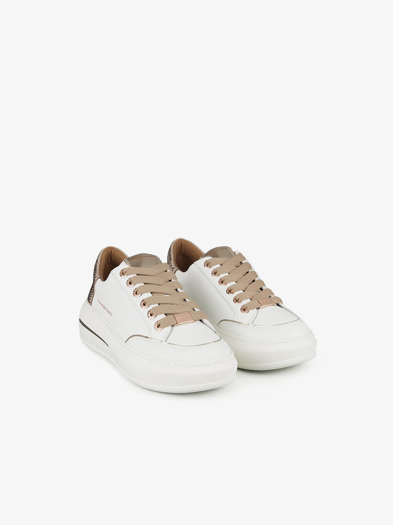 ALEXANDER SMITH sneakers donna lancaster pelle beige