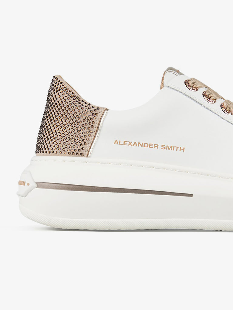 ALEXANDER SMITH sneakers donna lancaster pelle beige