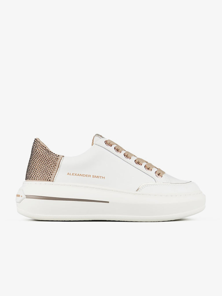 ALEXANDER SMITH sneakers donna lancaster pelle beige