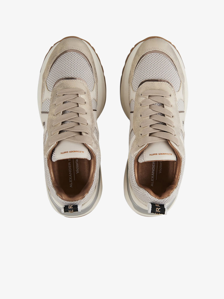 ALEXANDER SMITH sneakers donna victoria sintetico panna