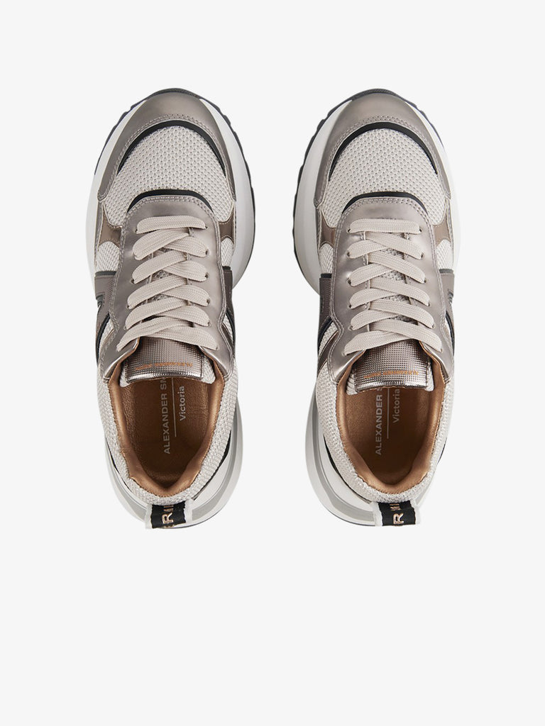 ALEXANDER SMITH sneakers donna victoria sintetico argento