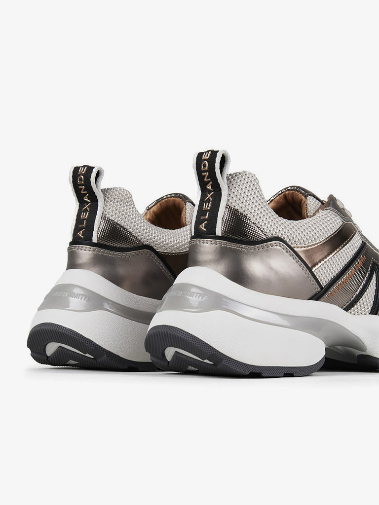 ALEXANDER SMITH sneakers donna victoria sintetico argento