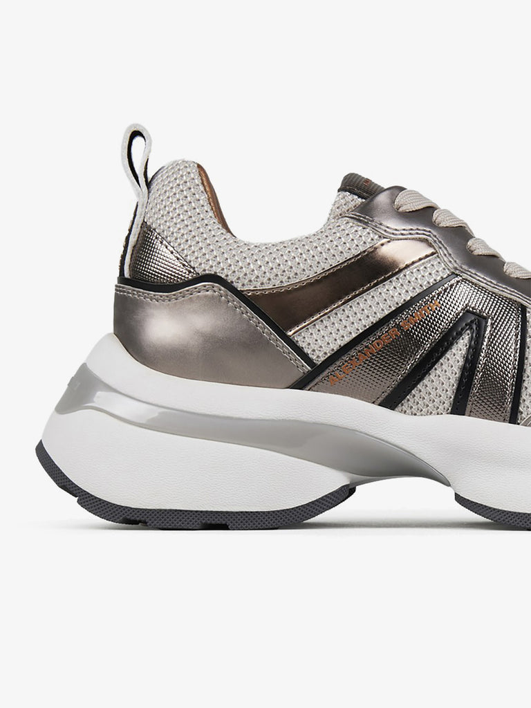 ALEXANDER SMITH sneakers donna victoria sintetico argento