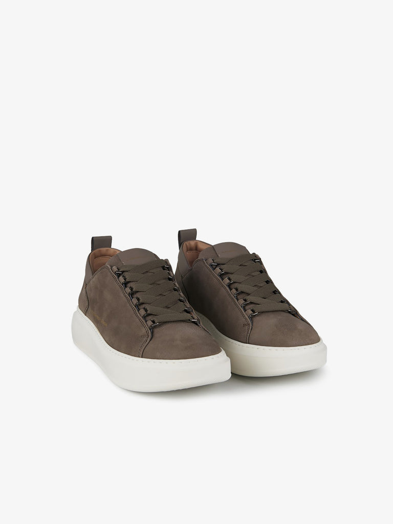 ALEXANDER SMITH sneakers uomo wembley pelle marrone