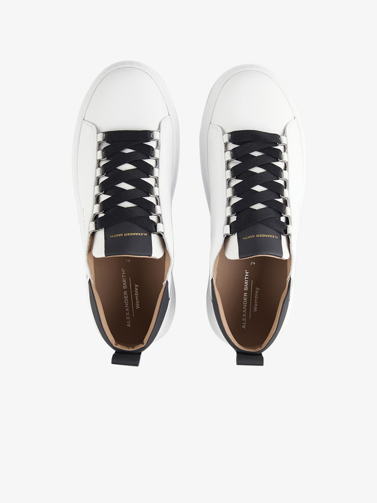 ALEXANDER SMITH sneakers uomo wembley pelle bianco