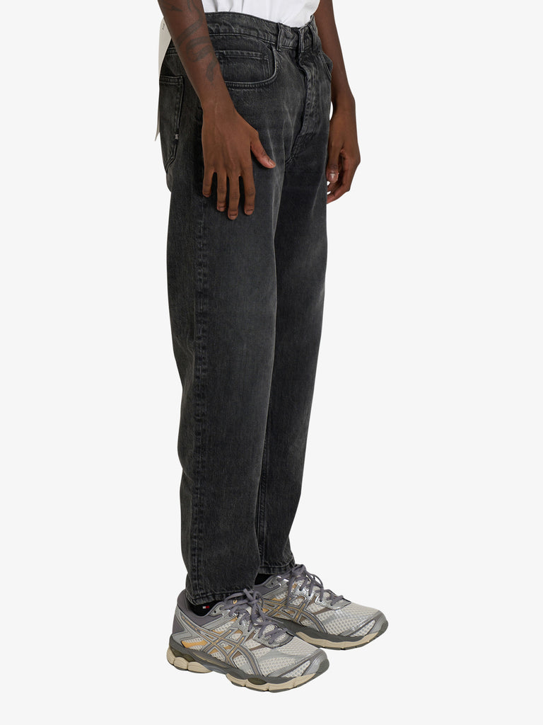 AMISH jeans jeremiah uomo nero cotone