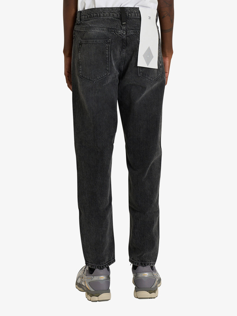 AMISH jeans jeremiah uomo nero cotone
