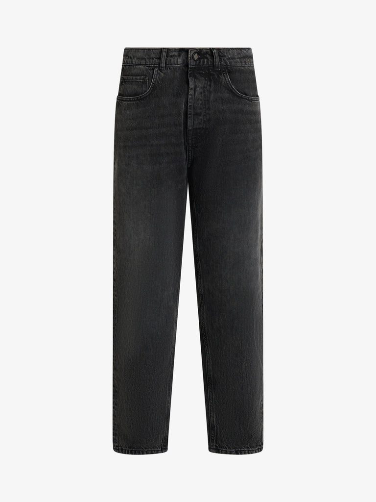 AMISH jeans jeremiah uomo nero cotone