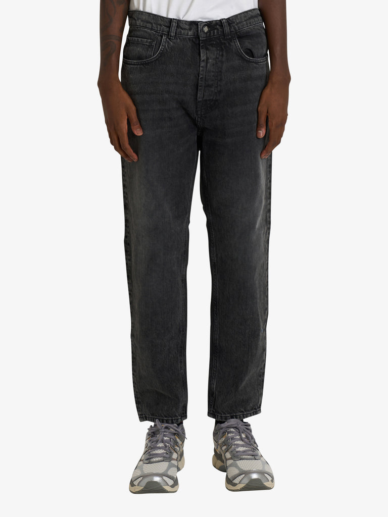 AMISH jeans jeremiah uomo nero cotone