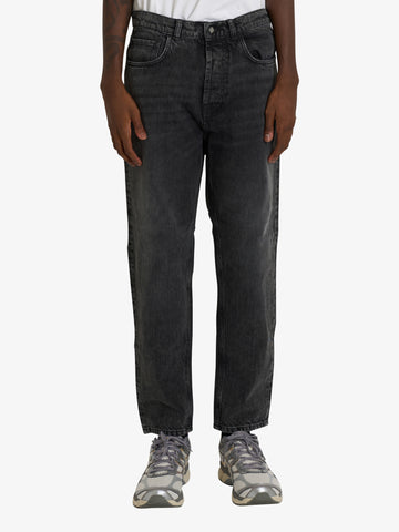 AMISH jeans jeremiah uomo nero cotone