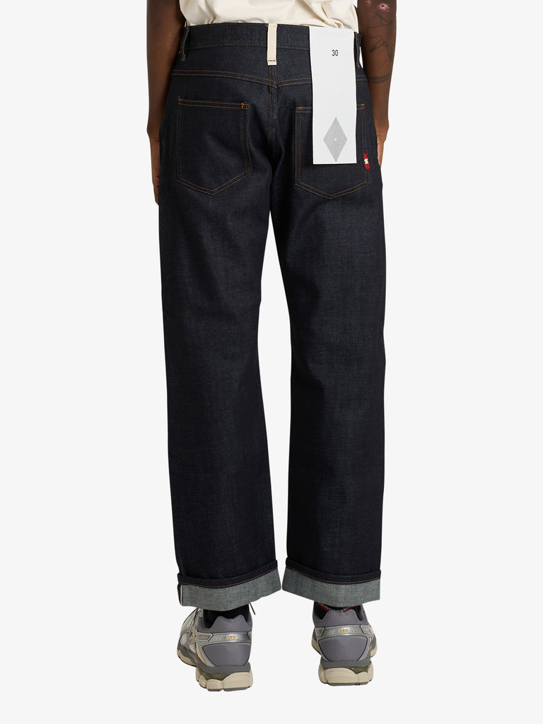 AMISH jeans james raw 3d uomo denim cotone