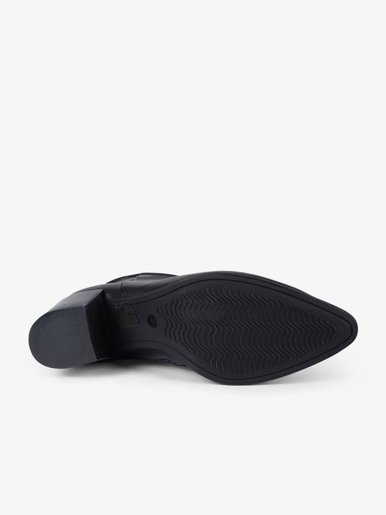 ANCAMY stivaletti donna at152 pelle nero