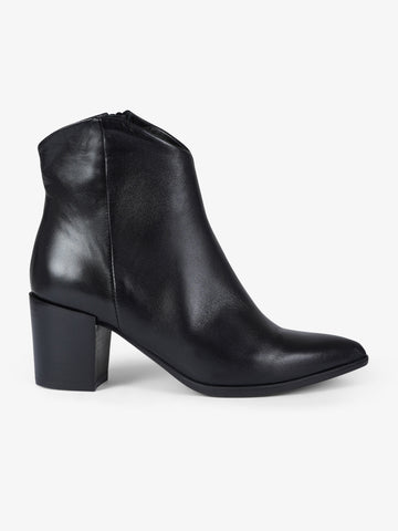 ANCAMY stivaletti donna at152 pelle nero
