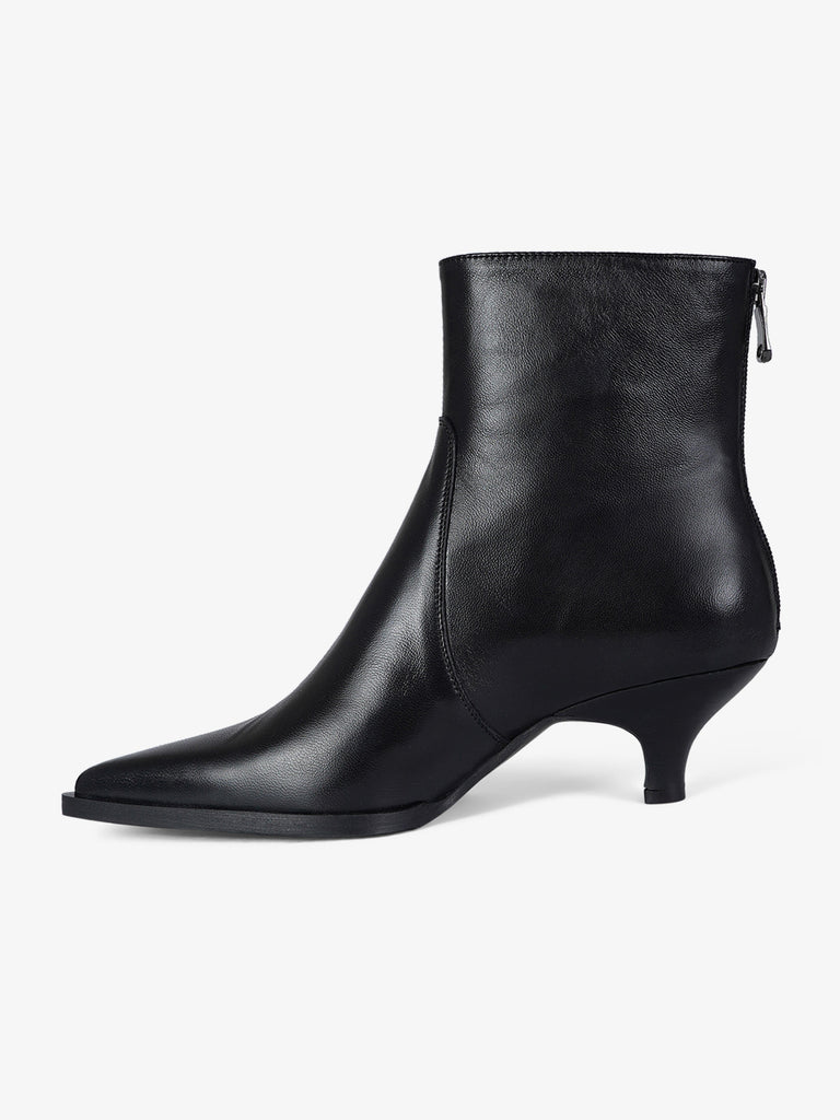 ANCAMY stivaletti donna av250 pelle nero