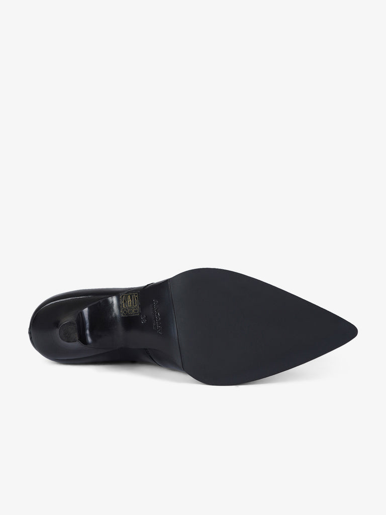 ANCAMY stivaletti donna av250 pelle nero