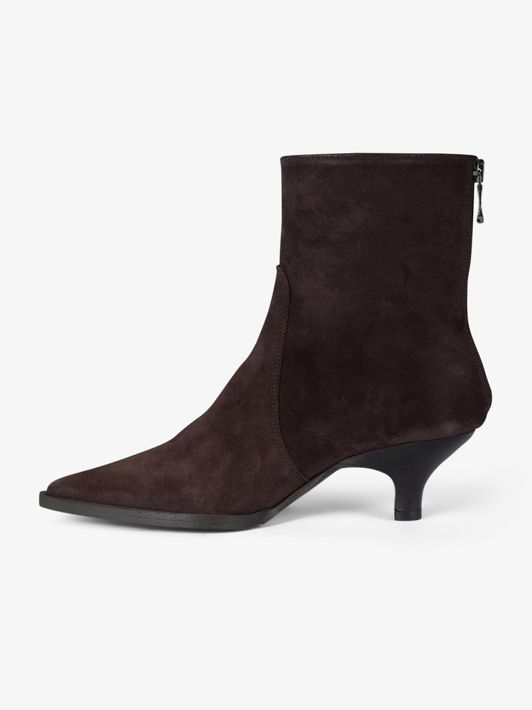 ANCAMY stivaletti donna av250 pelle marrone