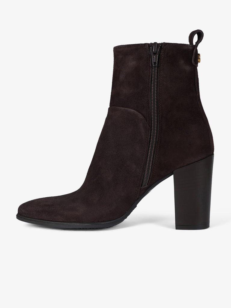 ANCAMY stivaletti donna av90 pelle marrone