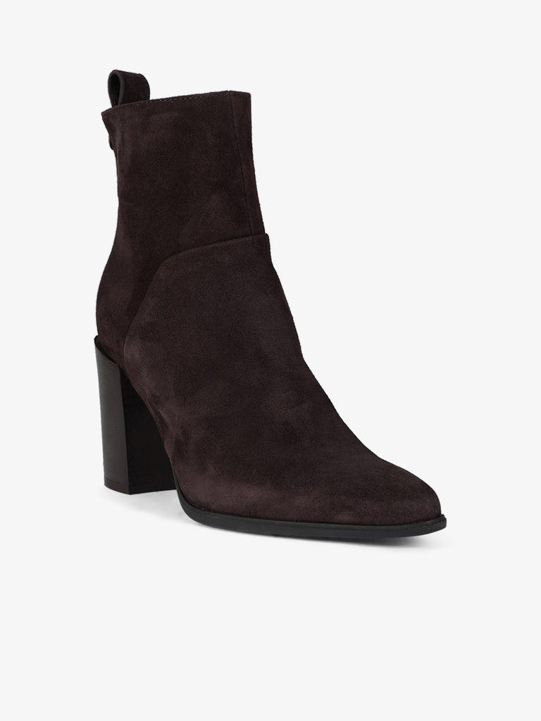 ANCAMY stivaletti donna av90 pelle marrone