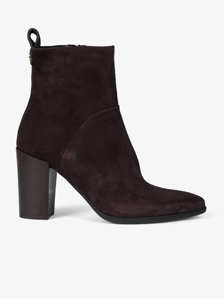 ANCAMY stivaletti donna av90 pelle marrone