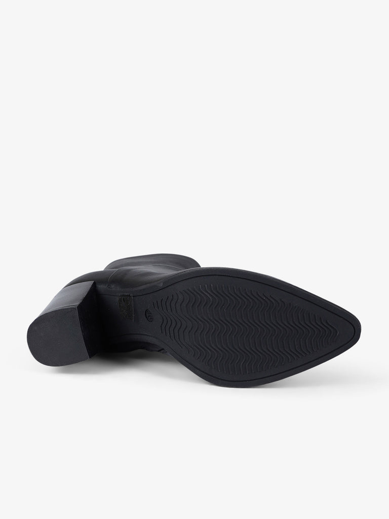 ANCAMY stivaletti donna av90 pelle nero