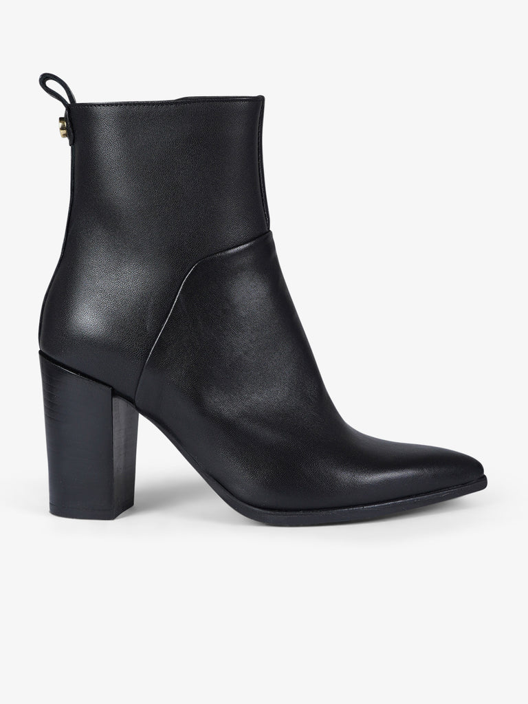 ANCAMY stivaletti donna av90 pelle nero