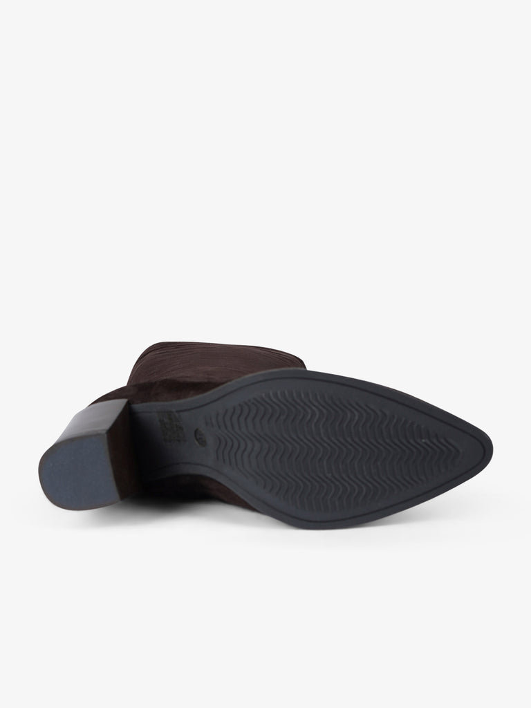 ANCAMY stivali donna av91 pelle marrone