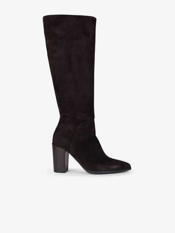 ANCAMY stivali donna av91 pelle marrone