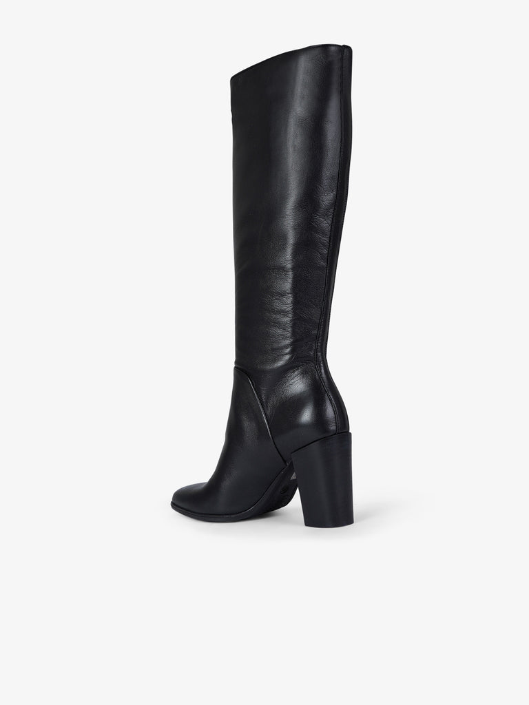 ANCAMY stivali donna av91 pelle nero