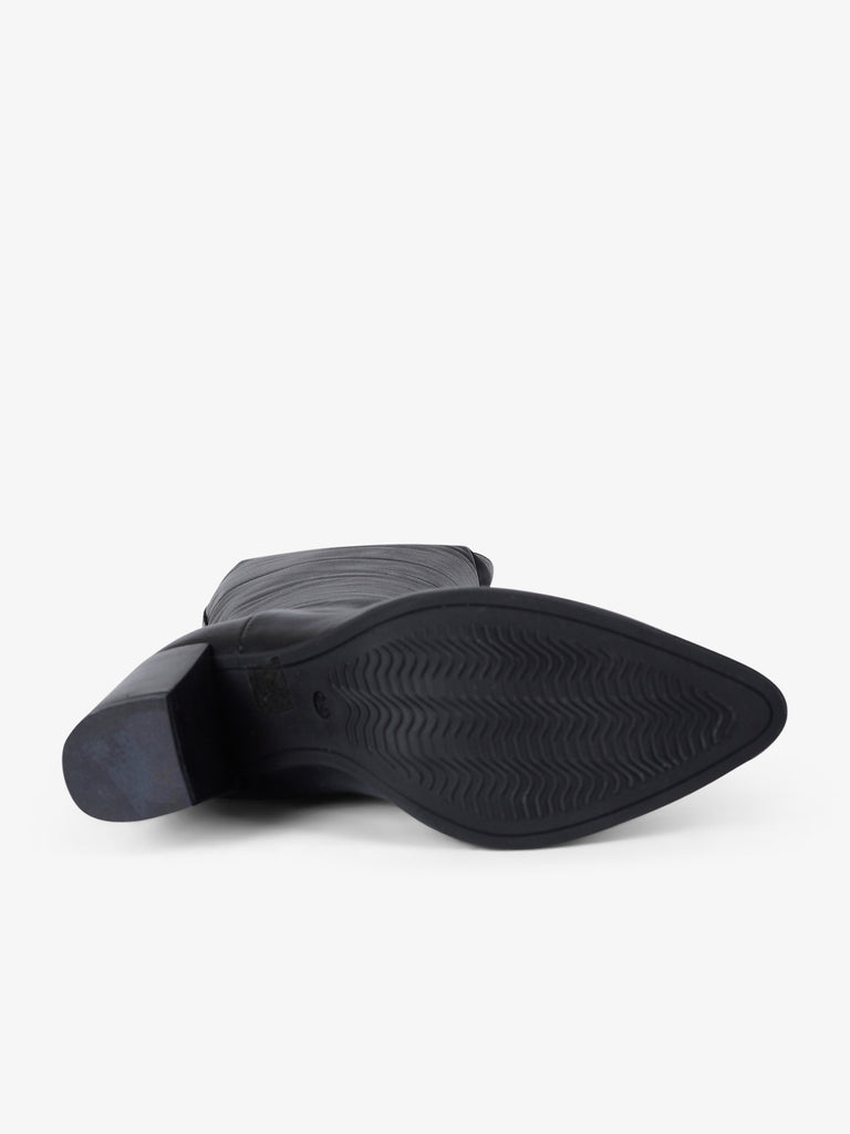 ANCAMY stivali donna av91 pelle nero