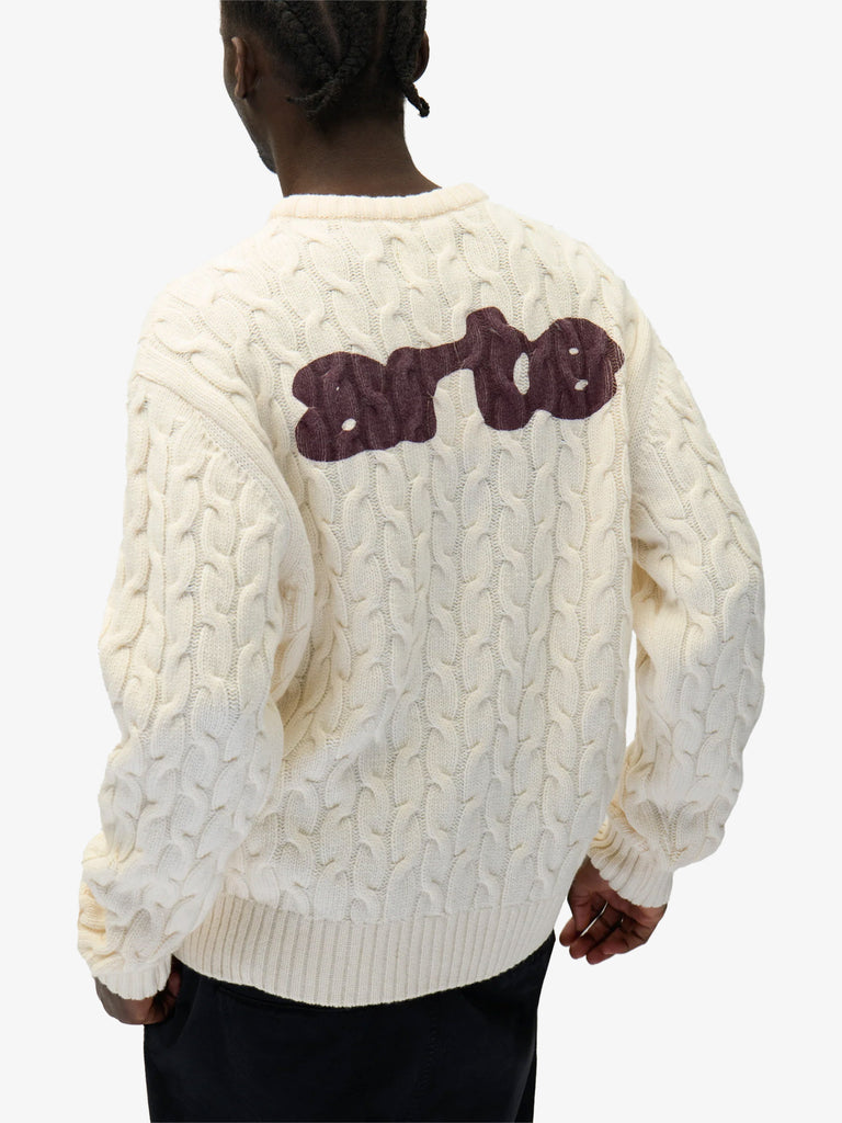 ARTE ANTWERP maglia a maniche lunghe arte uomo beige lana