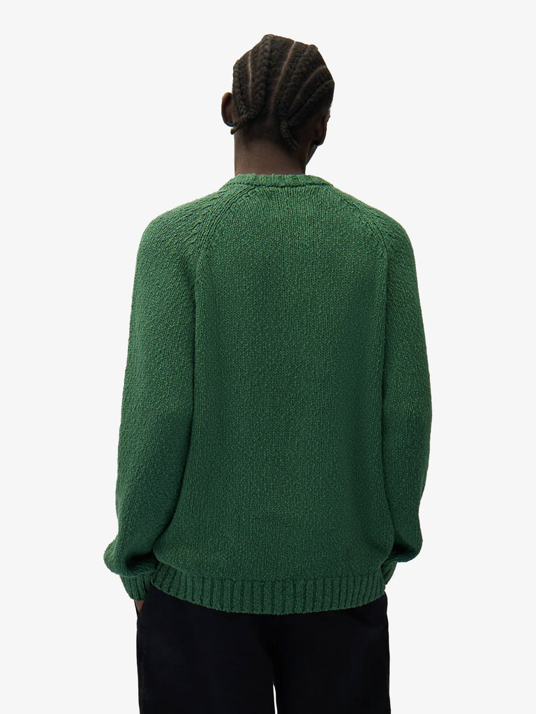 ARTE ANTWERP maglione pixel front uomo verde cotone