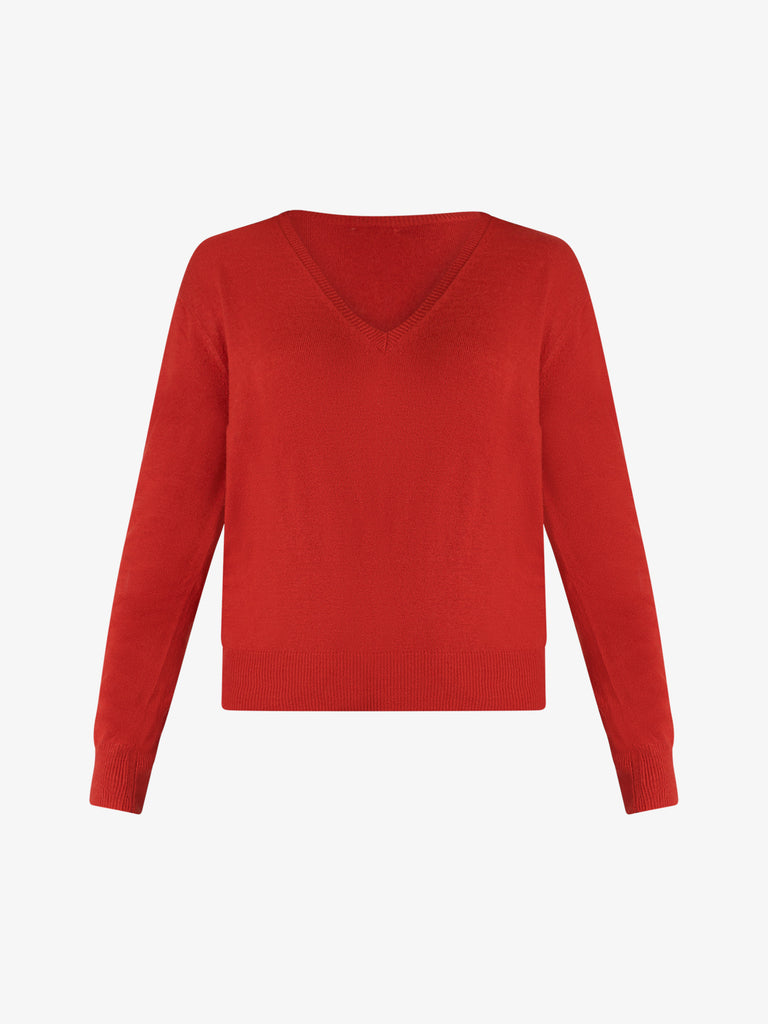 ARTLOVE maglia a maniche lunghe eden donna arancione viscosa