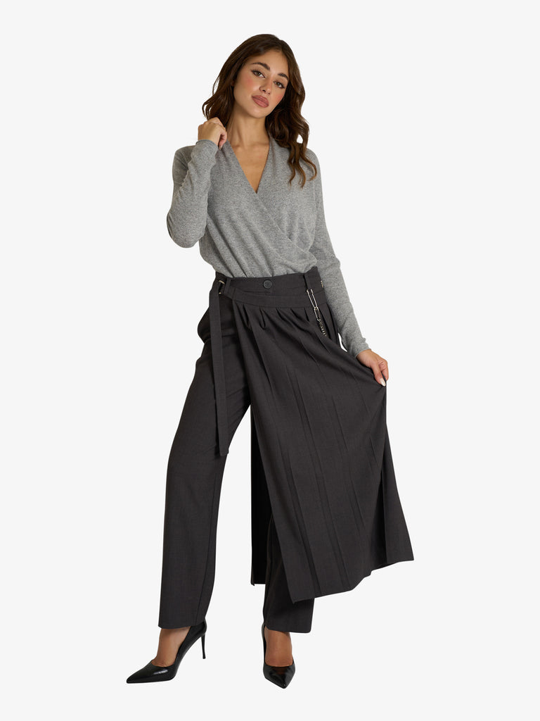 ARTLOVE maglia a maniche lunghe ciana donna grigio viscosa