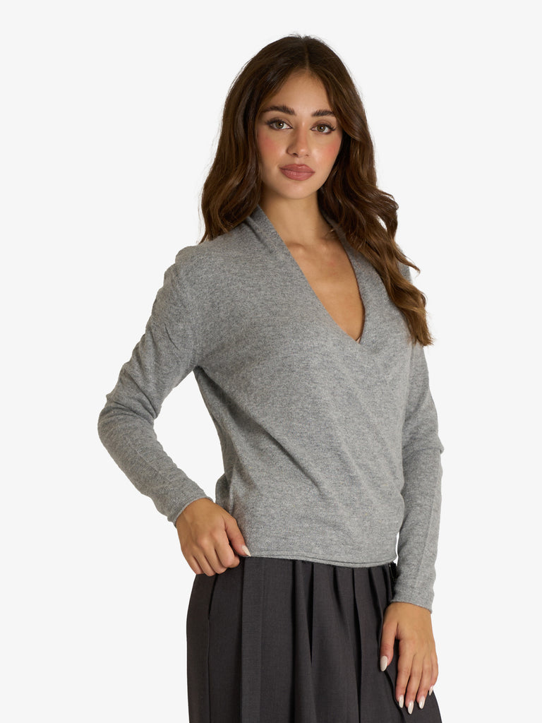 ARTLOVE maglia a maniche lunghe ciana donna grigio viscosa