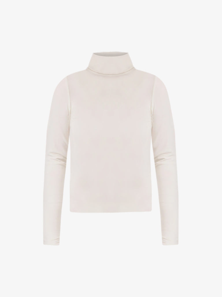 ARTLOVE maglia dolcevita eliza donna panna viscosa