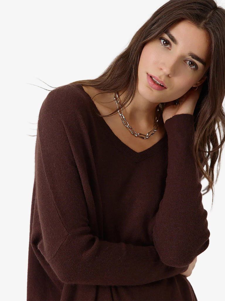 ARTLOVE abito corto giorgia donna marrone viscosa