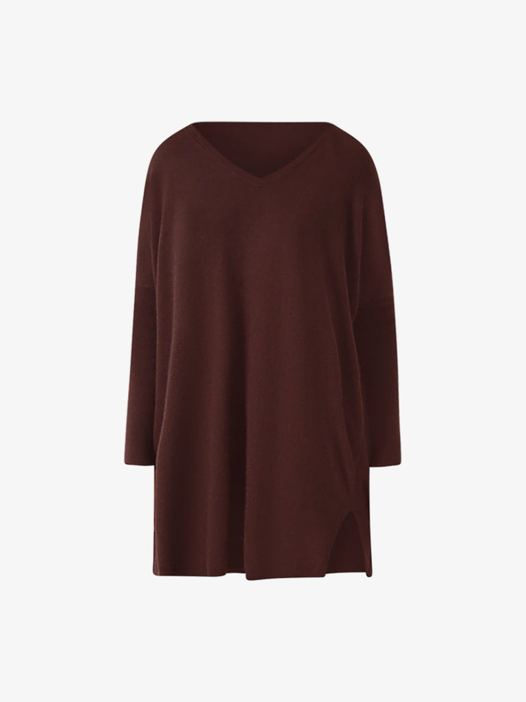 ARTLOVE abito corto giorgia donna marrone viscosa
