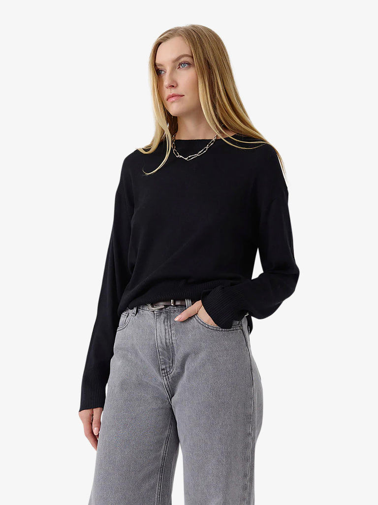 ARTLOVE maglia a maniche lunghe christal donna nero