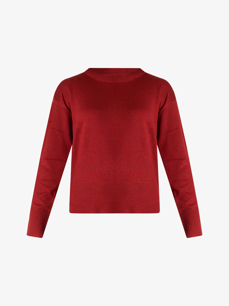 ARTLOVE maglia a maniche lunghe christal donna rosso