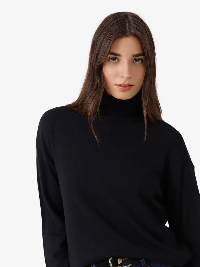 ARTLOVE maglia a maniche lunghe dawn donna nero