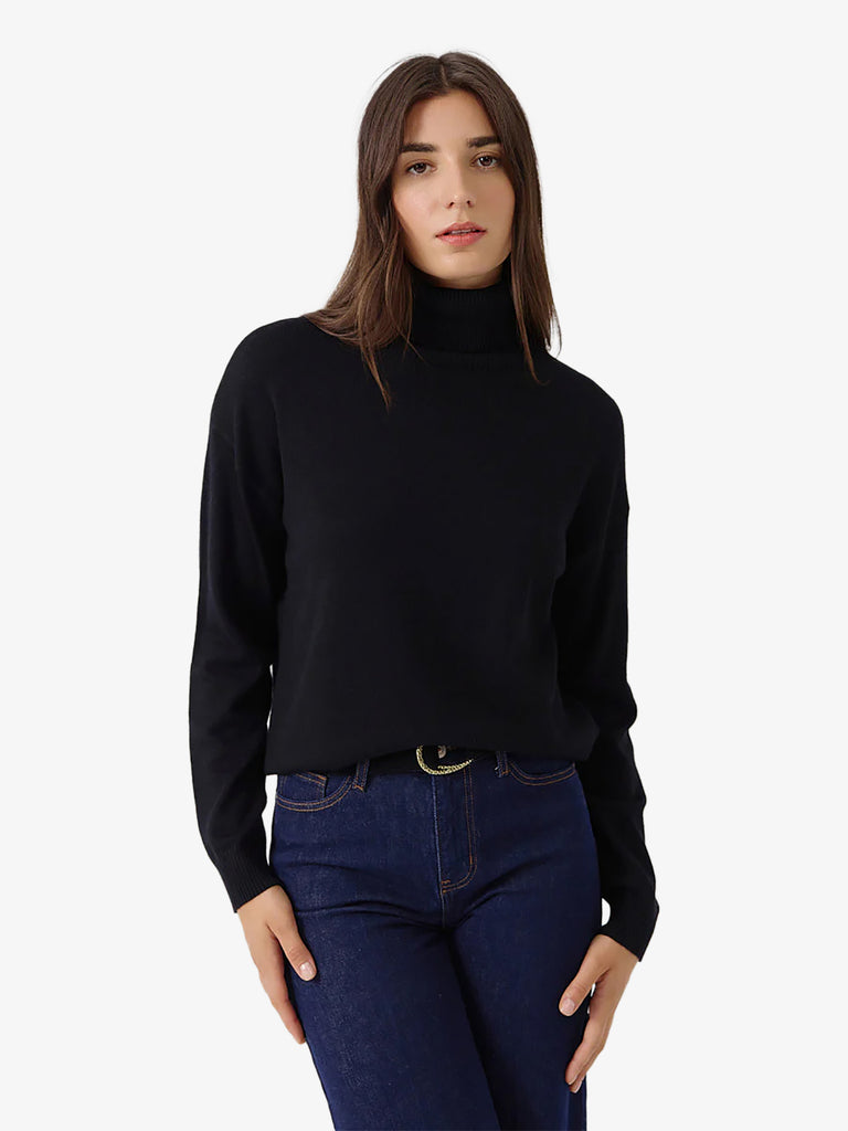 ARTLOVE maglia a maniche lunghe dawn donna nero