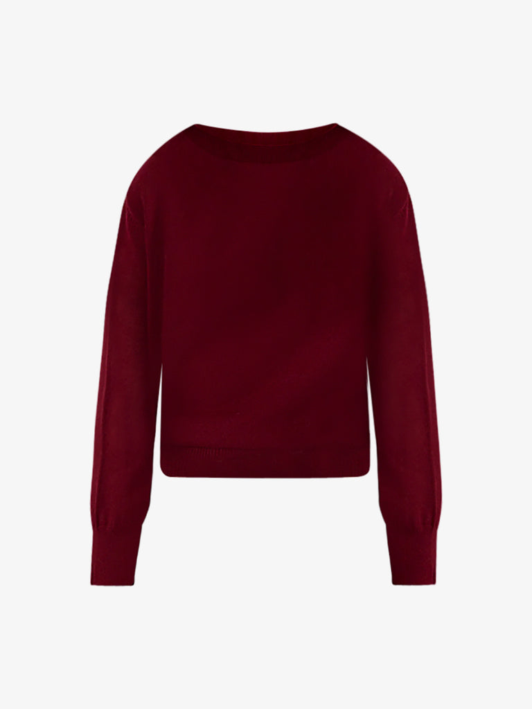 ARTLOVE maglia a maniche lunghe virginie donna bordeaux