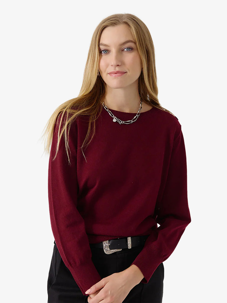 ARTLOVE maglia a maniche lunghe virginie donna bordeaux