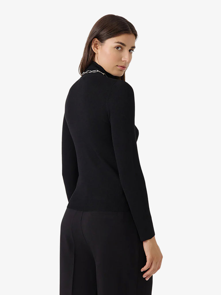 ARTLOVE maglia a maniche lunghe caline donna nero