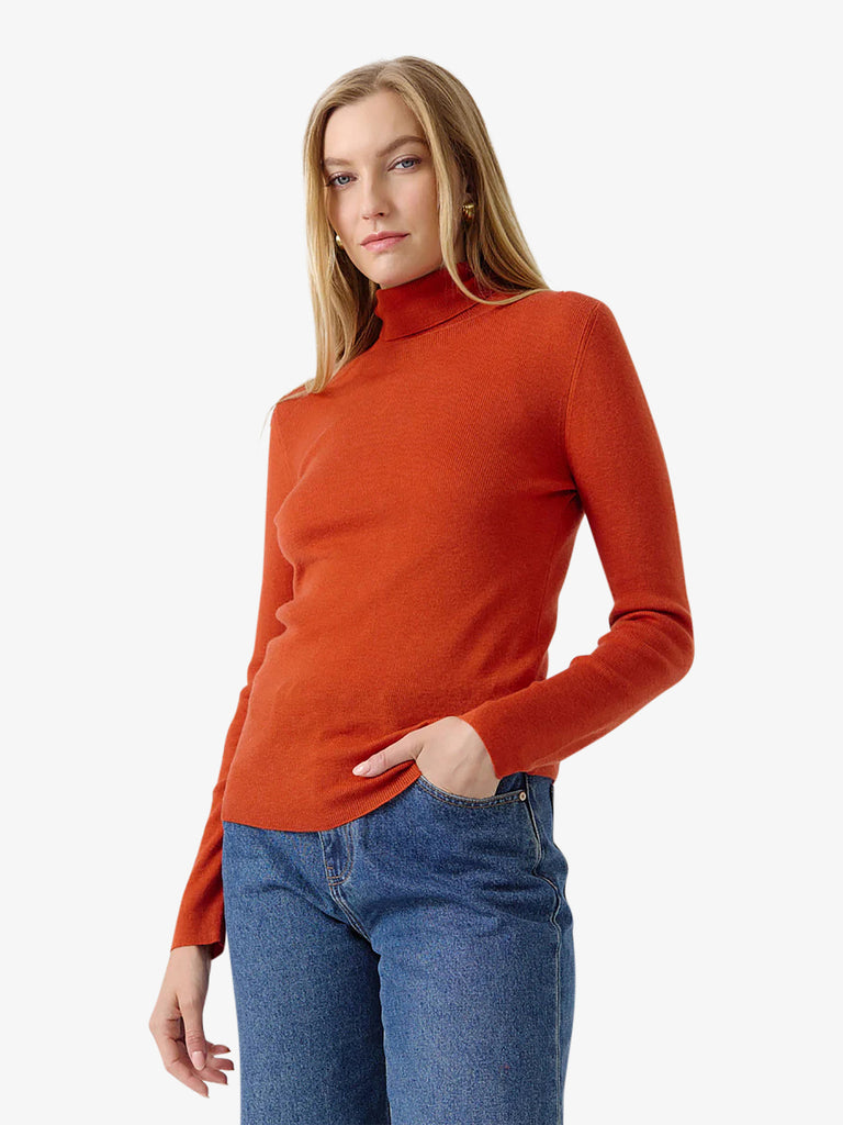 ARTLOVE maglia a maniche lunghe caline donna arancione