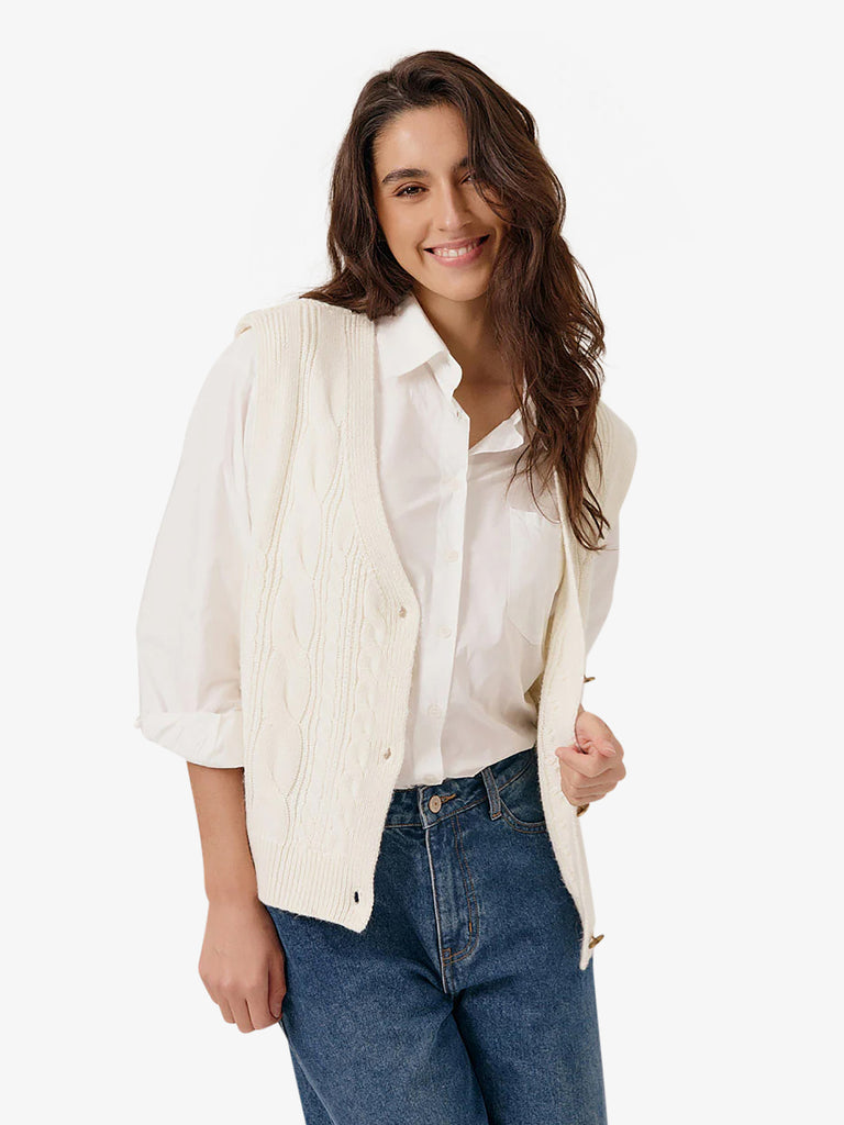 ARTLOVE cardigan auria donna beige