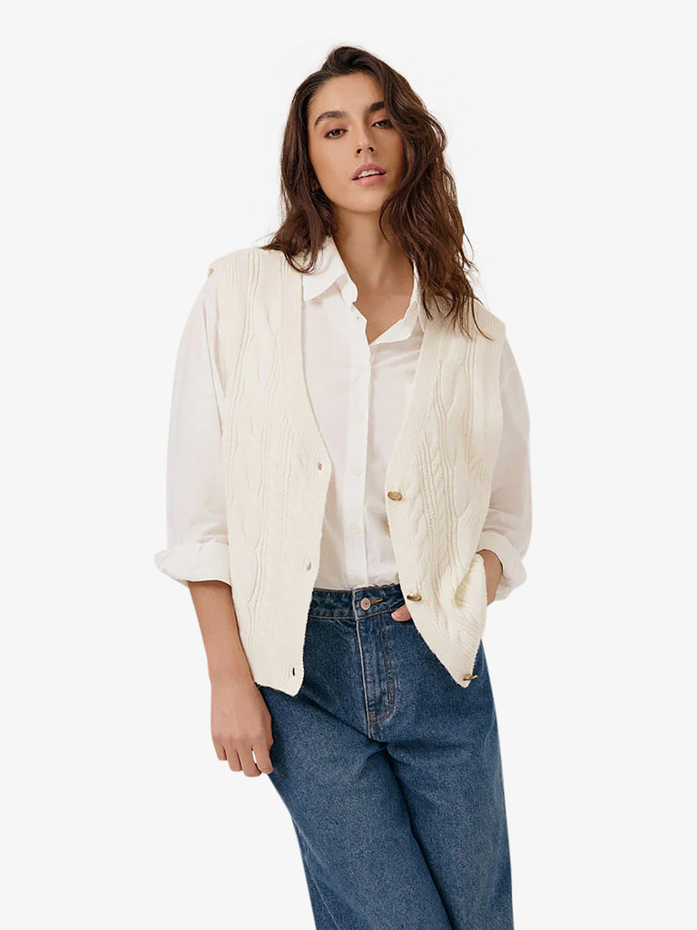 ARTLOVE cardigan auria donna beige